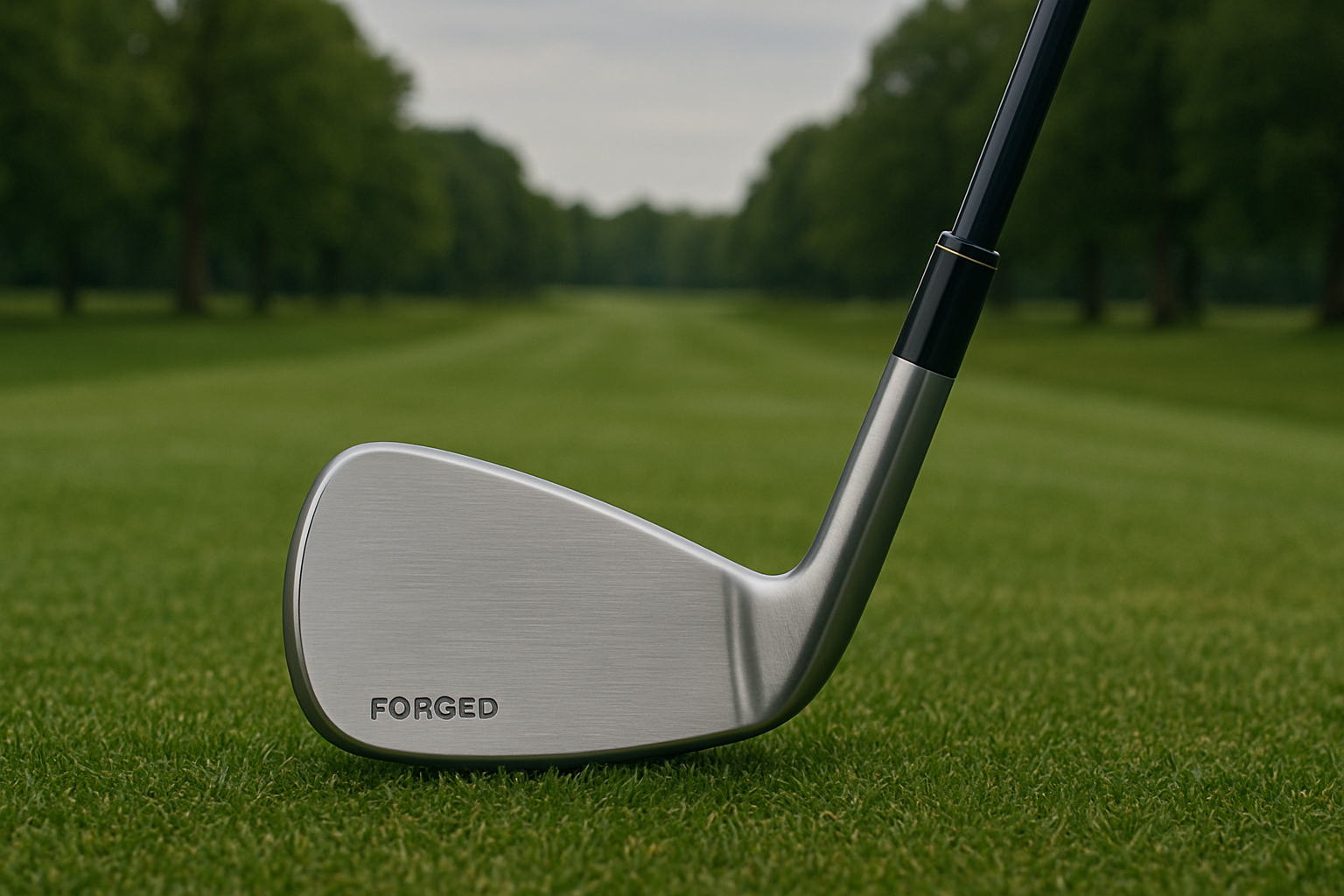 Forged iron golf clubs